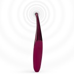 Фиолетовый точечный вибромассажер Senzi Vibrator - 14,7 см