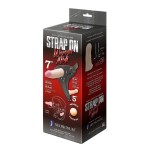 Реалистичный страпон Woman Midi с вагинальной пробкой - 19 см