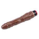 Коричневый вибратор-реалистик 88” Vibe Cock - 21,5 см