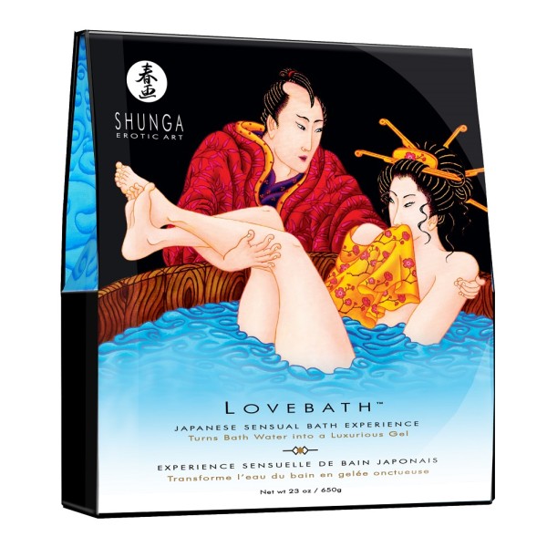 Соль для ванны Lovebath Ocean temptation, превращающая воду в гель - 650 гр 