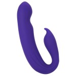 Фиолетовый вибратор G-Spot Dual Stimulator with Rolling Ball - 17,1 см