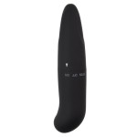 Черный вибратор Powerful Invigorate G-Spot - 12,5 см