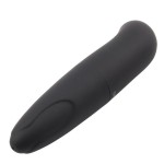 Черный вибратор Powerful Invigorate G-Spot - 12,5 см