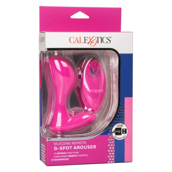 Розовый массажер G-точки Remote G Spot Arouser - 10,75 см