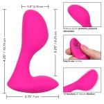 Розовый массажер G-точки Remote G Spot Arouser - 10,75 см