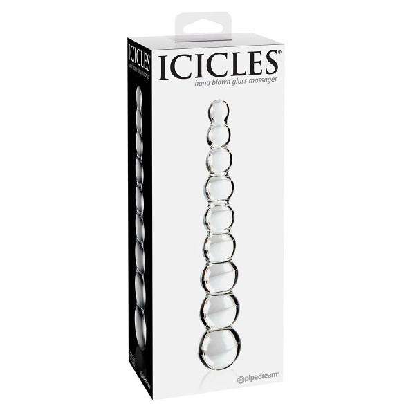 Стеклянная анальная елочка Icicles No2 - 21,6 см
