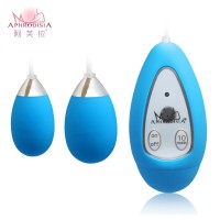 Голубые виброяйца Xtreme 10F Dual Eggs Голубые виброяйца Xtreme 10F Dual Eggs