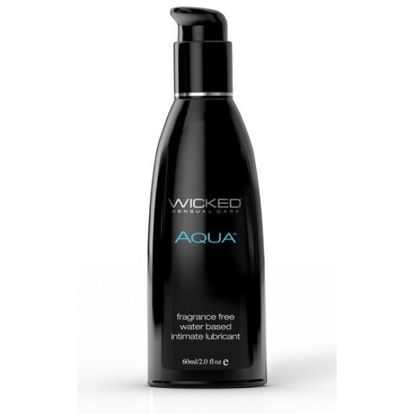 Легкий лубрикант с алоэ на водной основе Wicked AQUA - 60 мл