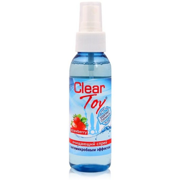 Очищающий спрей для игрушек CLEAR TOY Strawberry - 100 мл