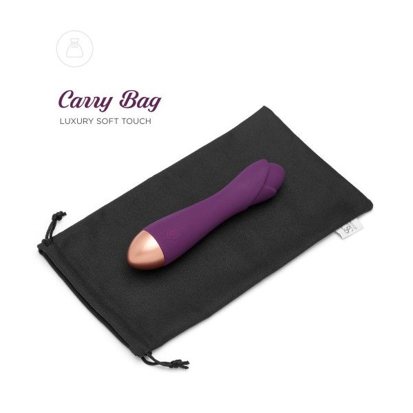 Фиолетовый вибратор Ooh La La Flower Vibrator - 18 см