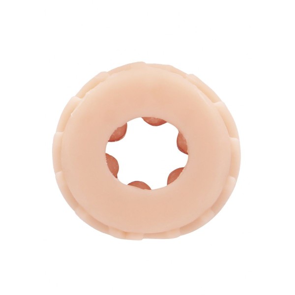 Телесный миниатюрный двухсторонний мастурбатор Self Lubrication Pocket Masturbator