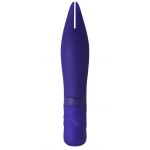 Синий мини-вибратор BonBon’s Powerful Spear - 15,2 см