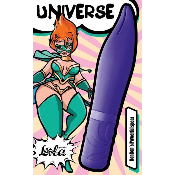 Синий мини-вибратор BonBon’s Powerful Spear - 15,2 см