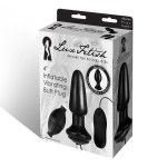 Надувная вибрирующая анальная пробка  Inflatable Vibrating Butt Plug - 10,2 см