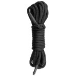 Черная веревка для бондажа Easytoys Bondage Rope - 5 м