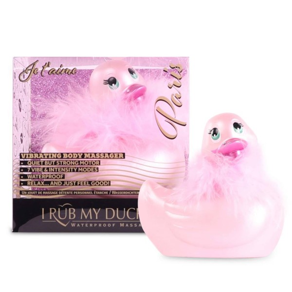 Розовый вибратор-уточка I Rub My Duckie 20 Paris