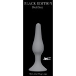 Светло-серая анальная пробка Slim Anal Plug Large - 12,5 см
