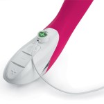 Ярко-розовый вибратор Mystim Elegant Eric - 27 см