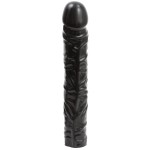 Черный реалистичный фаллоимитатор Classic 10 - 25,4 см