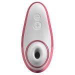 Розовый бесконтактный клиторальный стимулятор Womanizer Liberty