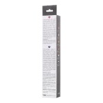 Черная анальная цепочка A-toys с шариками - 35,9 см
