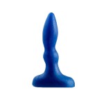 Синий анальный стимулятор Beginners p-spot massager - 11 см