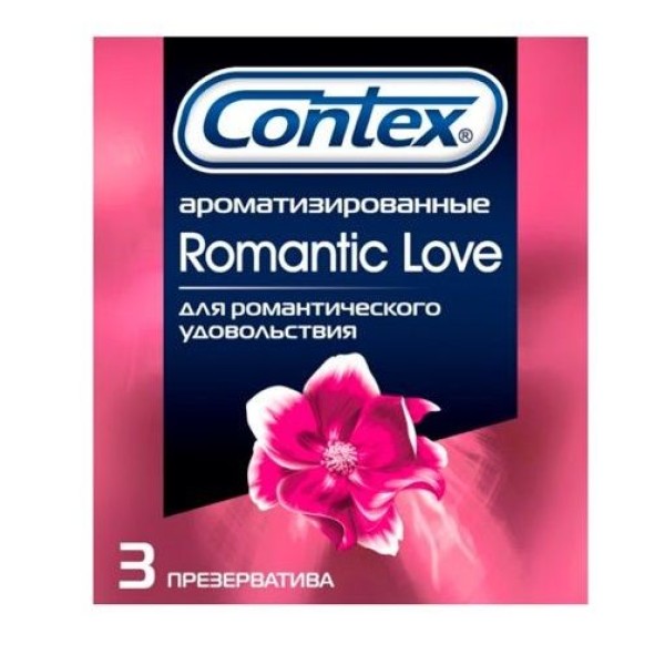 Презервативы с ароматом CONTEX Romantic - 3 шт