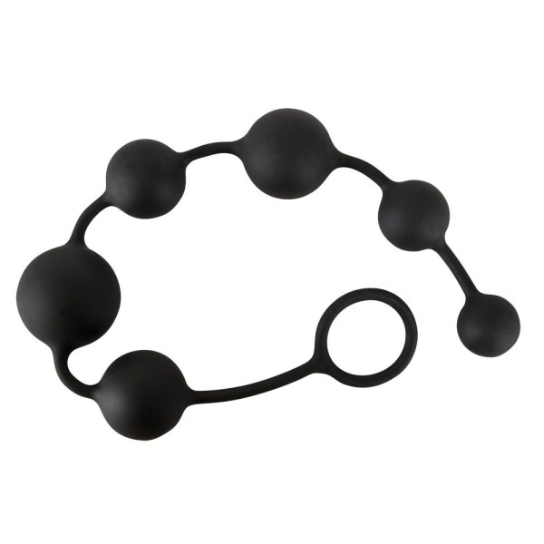 Анальная цепочка Black Velvets Anal Beads - 40 см