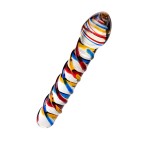 Стеклянный фаллос с гладкой головкой - 19,5 см