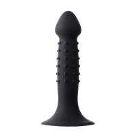 Черный анальный фаллоимитатор Spikn - 14 см.