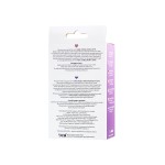 Фиолетовый анальный фаллоимитатор Drilly - 14 см