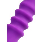 Фиолетовый анальный фаллоимитатор Drilly - 14 см