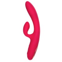 Ярко-розовый вибратор-кролик с вакуум-волновой стимуляцией Enila - 23 см. Ярко-розовый вибратор-кролик с вакуум-волновой стимуляцией Enila - 23 см.
