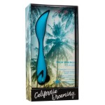 Голубой гнущийся вибратор Palm Springs Pleaser с функцией Power Boost - 15,25 см