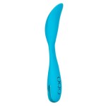 Голубой гнущийся вибратор Palm Springs Pleaser с функцией Power Boost - 15,25 см