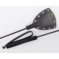 Черный стек Готика с заклепками - 67 см. Черный стек Готика с заклепками - 67 см.