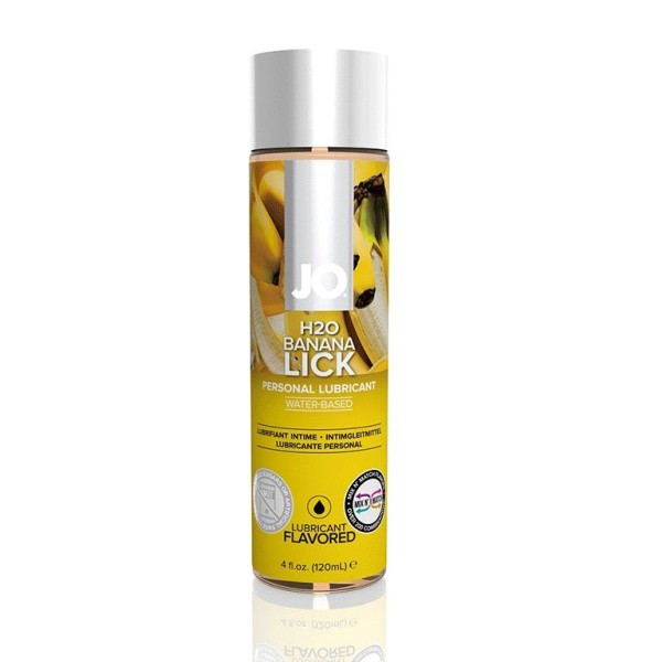 Лубрикант на водной основе с ароматом банана JO Flavored Banana Lick - 120 мл