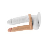 Телесная насадка для двойного проникновения The Ultra Soft Double 625 - 15,8 см
