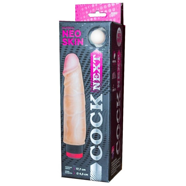 Вибромассажёр-реалистик COCK NEXT 7  - 17,7 см