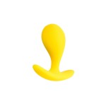 Желтая анальная втулка Blob - 5,5 см
