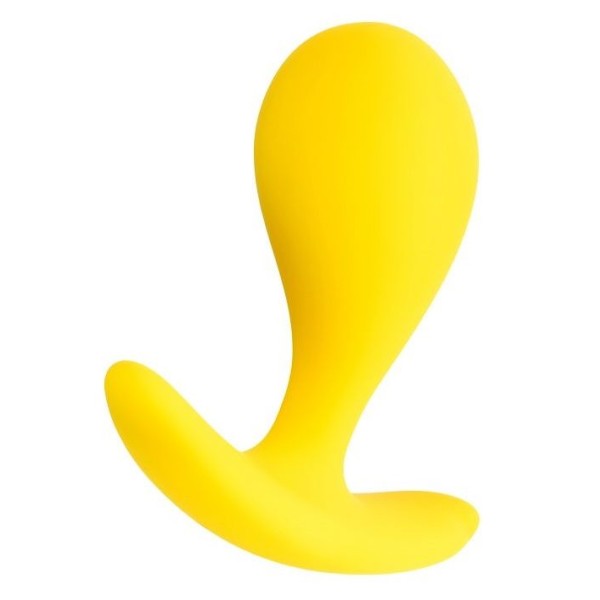 Желтая анальная втулка Blob - 5,5 см