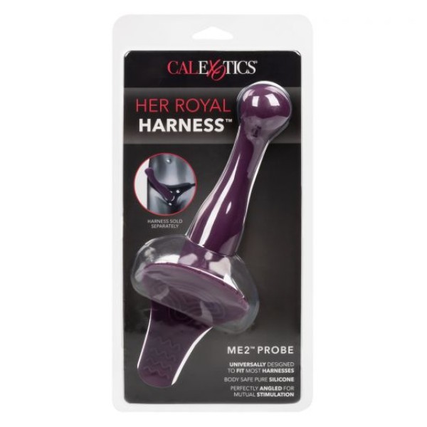 Фиолетовая насадка Me2 Probe для страпона Her Royal Harness - 16,5 см
