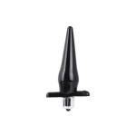 Черная водонепроницаемая вибровтулка Black Red - 12,7 см