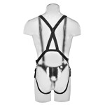 Страпон-система с телесной насадкой 10  Hollow Strap-On Suspender System - 25 см