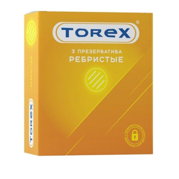 Текстурированные презервативы Torex  Ребристые  - 3 шт
