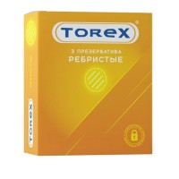 Текстурированные презервативы Torex Ребристые - 3 шт. Текстурированные презервативы Torex Ребристые - 3 шт.