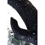 Чёрный вибратор WANAME Thunder с клиторальным отростком - 24,2 см