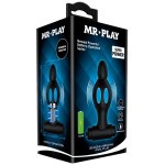 Черная анальная вибропробка MrPlay - 11,8 см