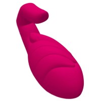 Малиновый клиторальный вибратор Jade Hand - 9,7 см. Малиновый клиторальный вибратор Jade Hand - 9,7 см.