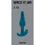 Бирюзовая анальная пробка Starter - 10,5 см
